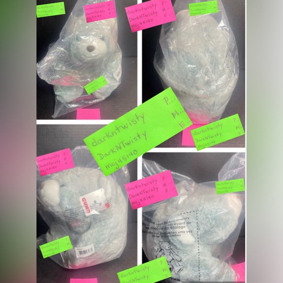 BNWT GUND SNUFFLES BLUE/WHITE APPROX 13” STILL SEALED IN GUND PACKAGING! - Picture 8 of 11